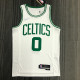 Men's Jayson Tatum White Team Jersey - 75th Anniversary Edition