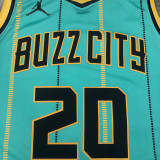 Men's Gordon Hayward Mint Green 2020-21 Swingman Player Jersey - City Edition