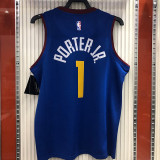 Michael Porter Jr Men's Blue Player Jersey- City Edition