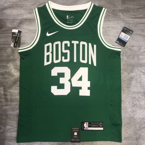 Paul Pierce Men's Green Player Jersey- Icon Edition
