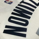 Men's Dirk Nowitzki White Team Jersey - 75th Anniversary Edition