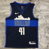 Men's Dirk Nowitzki Navy Swingman Player Jersey - Statement Edition