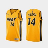 Men's Bam Adebayo Gold 2020-21 Swingman Player Jersey - Earned Edition