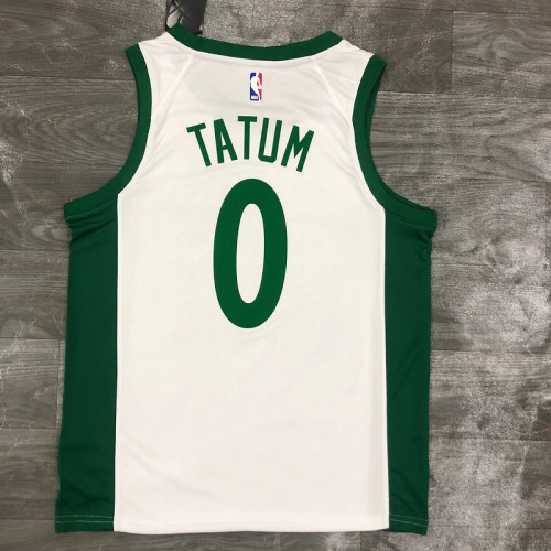 Men's Jayson Tatum White 2020-21 Swingman Player Jersey - City Edition