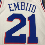 Men's Joel Embiid White 2020-21 Swingman Player Jersey - Association Edition