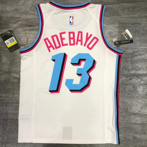 Bam Adebayo Men's White Player Jersey - Classic Edition