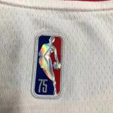 Men's Demar DeRozan White Team Jersey - 75th Anniversary Edition