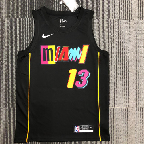 Men's Bam Adebayo Black 2021-22 Swingman Team Jersey - City Edition