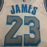 Men's LeBron James White Player Jersey - City Edition