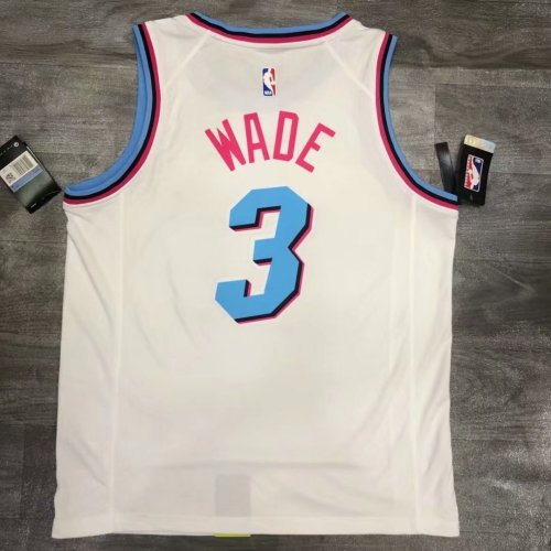 Dwyane Wade White Men's Player Jersey
