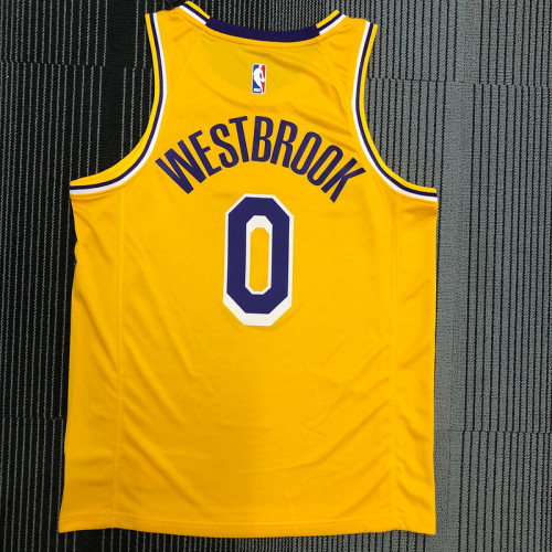 Russell Westbrook Men's Yellow Swingman Team Jersey - Icon Edition