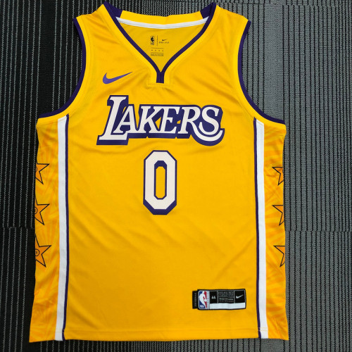 Russell Westbrook Men's Yellow Swingman Team Jersey - City Edition