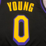 Men's Nick Young 2020-21 Black Swingman Player Jersey - Noche Latina