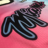 Men's Bam Adebayo 2020-21 Pink Swingman Player Jersey – City Edition