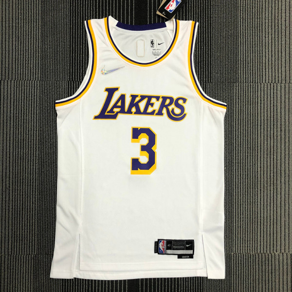 Men's Anthony Davis White Team Jersey - 75th Anniversary Edition