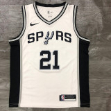 Men's Tim Duncan White 2020-21 Swingman Player Jersey – Association Edition