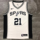 Men's Tim Duncan White 2020-21 Swingman Player Jersey – Association Edition