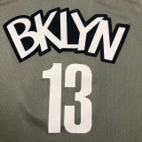 Men's James Harden Gray 2020-21 Player Jersey - Statement Edition