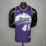 Donovan Mitchell Men's Purple Classics Throwback Jersey - Retro Classic Edition