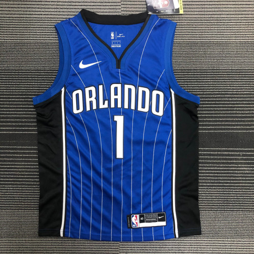 Men's Tracy McGrady Blue Team Jersey - 75th Anniversary City Edition
