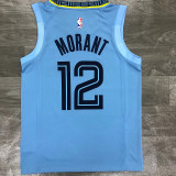 Men's Ja Morant Light Blue 2020-21 Swingman Player Jersey - Statement Edition