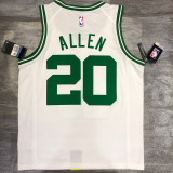 Ray Allen White Men's Player Jersey-Association Edition