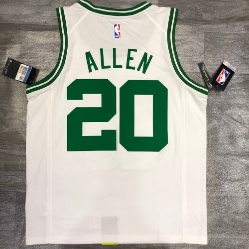 Ray Allen White Men's Player Jersey-Association Edition