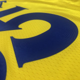 Men's Kevin Durant Yellow Swingman Player Jersey – City Edition