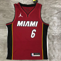 Men's LeBron James Red 2020-21 Swingman Player Jersey - Statement Edition