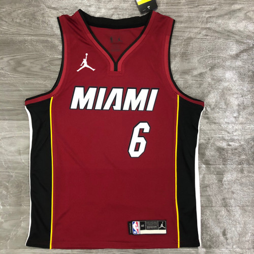 Men's LeBron James Red 2020-21 Swingman Player Jersey - Statement Edition