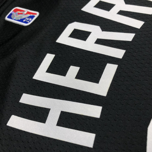 Men's Tyler Herro Black Team Jersey - 75th Anniversary City Edition