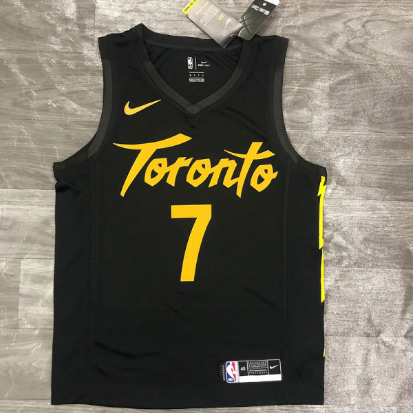 Men's Kyle Lowry Black Swingman Player Jersey – City Edition