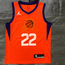 Men's DeAndre Ayton Orange Finished Swingman Player Jersey - Statement Edition