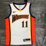 Men's Klay Thompson White Swingman Throwback Jersey - Retro Classics Edition