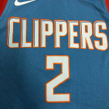 Kawhi Leonard Men's Blue Swingman Team Jersey  - City Edition