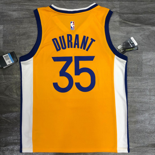 Kevin Durant Men's Yellow Player Jersey - Statement Edition