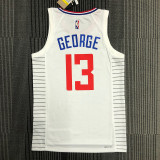 Men's Paul George White Team Jersey - 75th Anniversary Edition