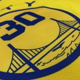 Stephen Curry Men's Yellow Player Jersey - The City Classic Edition
