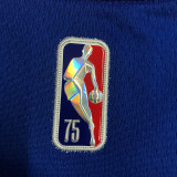 Men's James Wiseman Blue Team Jersey - 75th Anniversary Edition