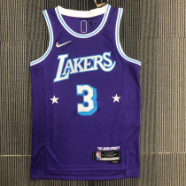 Men's Anthony Davis Purple Team Jersey - 75th Anniversary City Edition