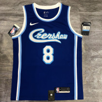 Kobe Bryant Men's Blue Player Jersey - Retro Classic Joint Edition