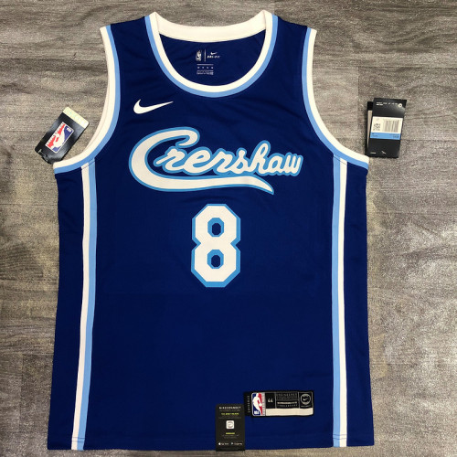 Kobe Bryant Men's Blue Player Jersey - Retro Classic Joint Edition