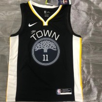Men's Klay Thompson V-neck Black Player Jersey - Statement Edition