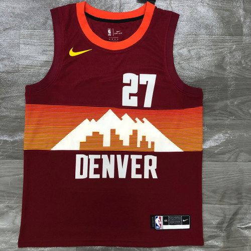 Men's Jamal Murray Red 2020-21 Swingman Player Jersey – City Edition