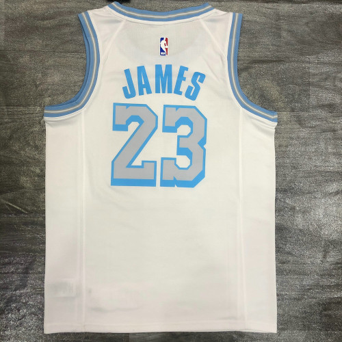 Men's LeBron James White Player Jersey - City Edition