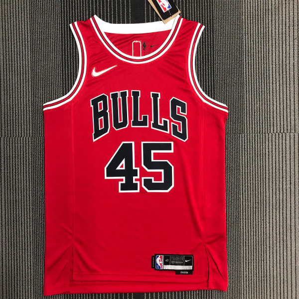 Men's Michael Jordan Red Team Jersey - 75th Anniversary Edition