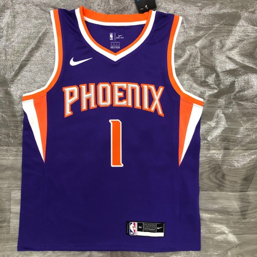 Men's Devin Booker 2020-21 Purple Swingman Player Jersey - Icon Edition
