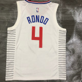 Men's Rajon Rondo White 2020-21 Swingman Player Jersey - Association Edition