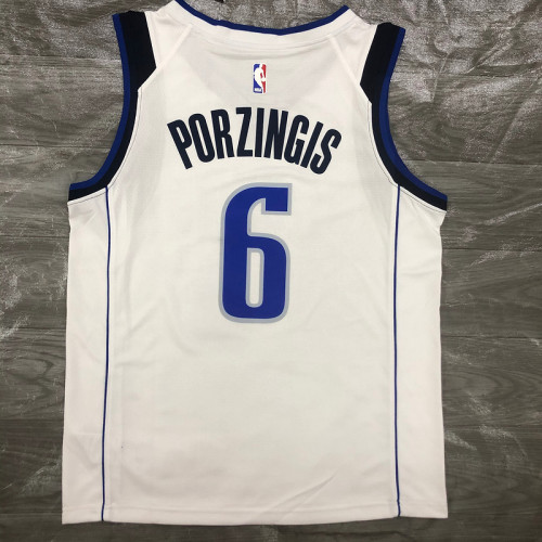 Men's Kristaps Porzingis White Swingman Player Jersey - Association Edition