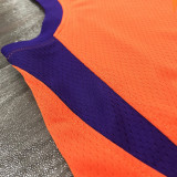 Men's Devin Booker Orange Finished Swingman Player Jersey - Statement Edition